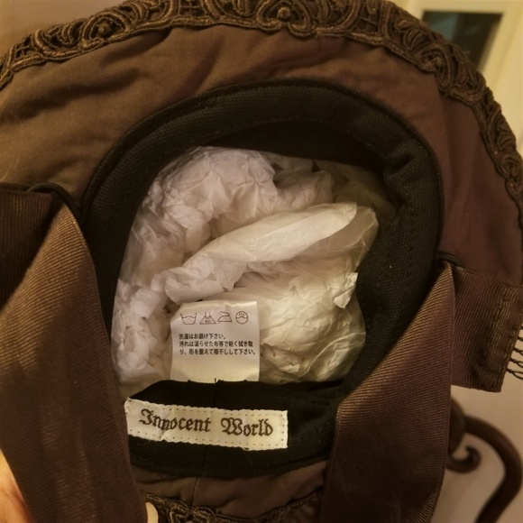 Innocent World Steampunk Lolita Lace Trim Hat - Picture 6 of 8